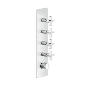 Термостат Gessi Inciso, 4 незалежних виходи, зовнішня… - Фото №1
