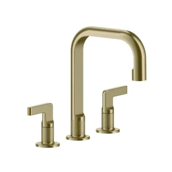 Смеситель для умывальника Gessi Inciso средний, Bruched… - Фото №1