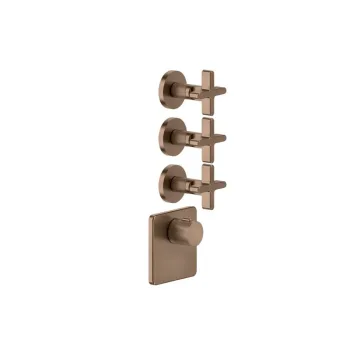 Термостат Gessi Inciso, 3 незалежних виходи, зовнішня… - Фото №1