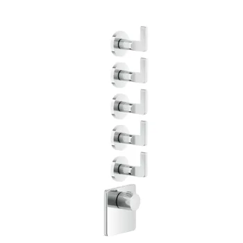 Термостат Gessi Inciso, 5 незалежних виходи, зовнішня… - Фото №1