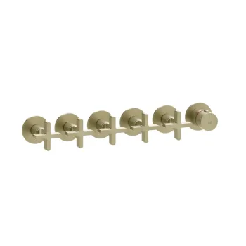 Термостат Gessi Inciso, 5 независимых выходов, внешняя… - Фото №1