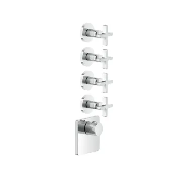 Термостат Gessi Inciso, 4 незалежних виходи, зовнішня… - Фото №1