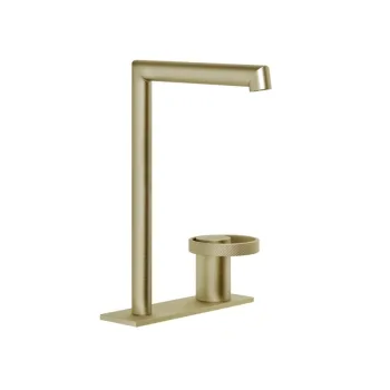 Смеситель для умывальника Gessi Anello, высокий, Bruched… - Фото №1
