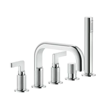 Смеситель для ванны Gessi Inciso на 5 отверстий, излив,… - Фото №1