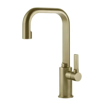 Смеситель для умывальника Gessi Inciso высокий, Bruched… - Фото №1