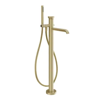 Смеситель для ванны Gessi Origini напольный, Bruched… - Фото №1