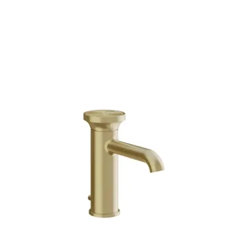 Смеситель для умывальника Gessi Origini с донным клапаном, Bruched Brass PVD (66001727)