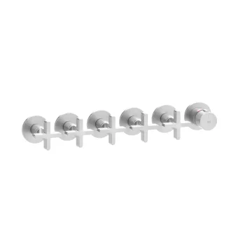 Термостат Gessi Inciso, 5 независимых выходов, внешняя… - Фото №1