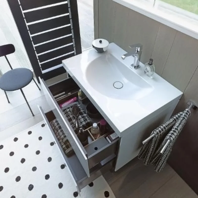 Умивальник із підвісною тумбочкою Duravit Darling New, 100x54 (LC69060) - Фото 3