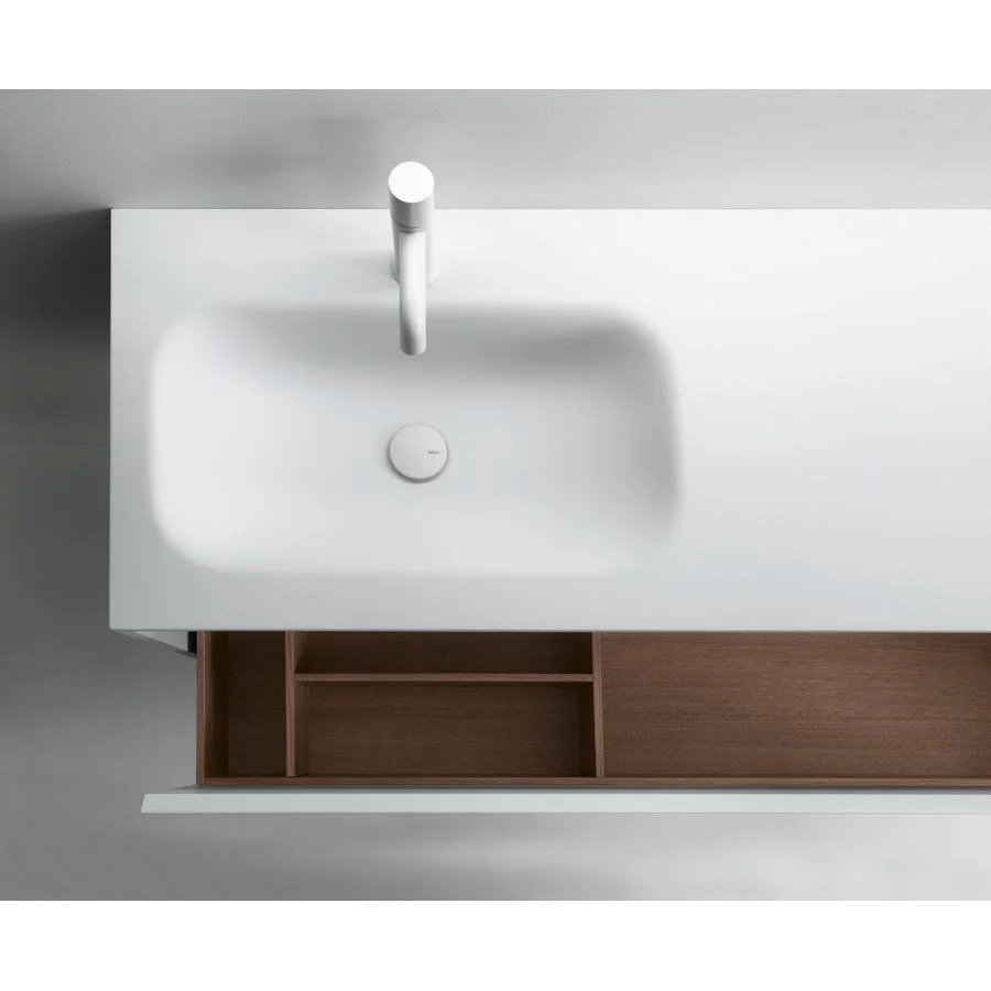 Комплект мебели Falper Viaveneto 120х45х45 см, белый матовый (AC9120B0/PBC120SX/DQWB0) - Фото 2