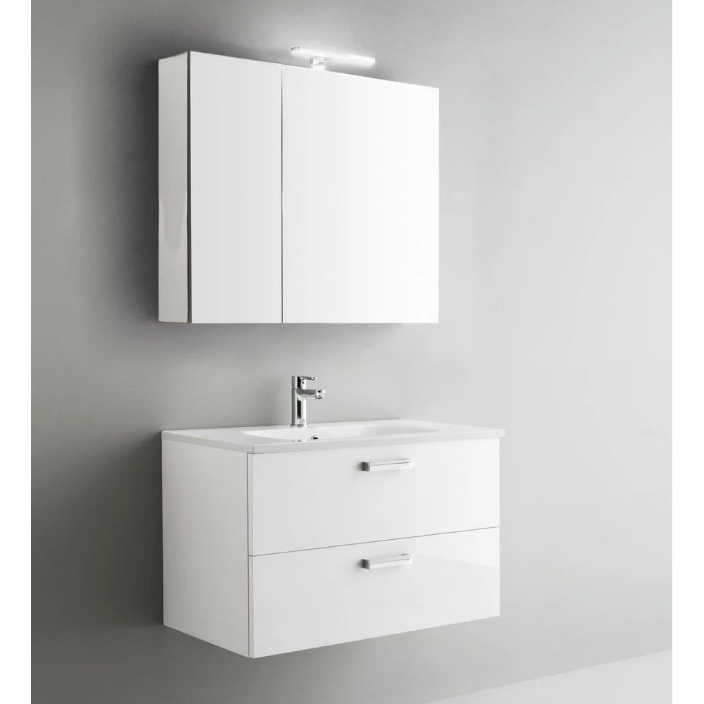 Тумба под раковину Arbi Petit-80 80х45 см, Bianco Lucido (L636M) - Фото 2
