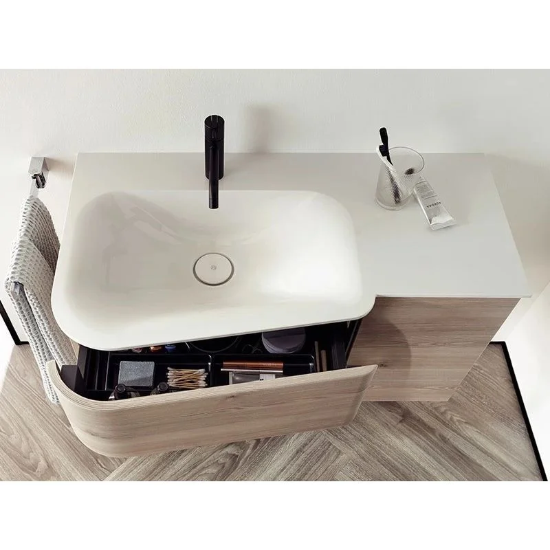 Комплект мебели BurgBad Badu 920х510х492 мм, F3696 дуб фланелевый (SFUH092LF3696C001_1) - Фото 2