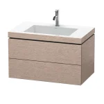 Тумба з умивальником Duravit L-Cube, кашемировий дуб (LC6927O1111) - Фото 1