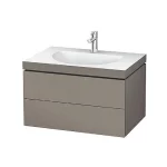 Умивальник із підвісною тумбочкою Duravit Darling New, 100x54 (LC69060) - Фото 1