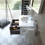 Умивальник із підвісною тумбочкою Duravit Darling New, 80x54 (LC69000) - Фото 3