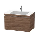 Умивальник із підвісною тумбочкою c-bonded Duravit Vero Air, 80x48 (LC69170) - Фото 2