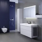 Тумба для умывальника Geberit Smyle Square с двумя ящиками, белый (500.354.00.1) - Фото 2