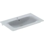 Шкаф с умывальником Geberit Selnova Square, орех темный/белый (501.210.00.1/500.995.00.1) - Фото 2
