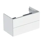 Шкафчик для умывальника Geberit ONE, с двумя ящиками, белый матовый (505.263.00.2) - Фото 1