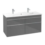 Тумба под раковину Villeroy & Boch Venticello 1153x590x477 мм, серый глянцевый (A92901FP) - Фото 1
