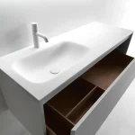 Комплект мебели Falper Viaveneto 120х45х45 см, белый матовый (AC9120B0/PBC120SX/DQWB0) - Фото 1