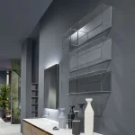 Открытый подвесной шкаф Antonio Lupi Ice 720х140х250 мм, прозрачное стекло (ICE6) - Фото 1