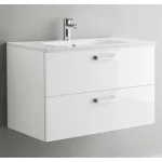 Тумба под раковину Arbi Petit-80 80х45 см, Bianco Lucido (L636M) - Фото 1