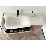 Комплект мебели BurgBad Badu 920х510х492 мм, F3696 дуб фланелевый/platinum (SFUH092LK0463T0011F3696C001_1) - Фото 2