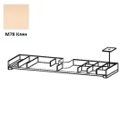 Роздільник для меблів uv9823 ширина 1220мм, клен (UV98237878) - Фото 1