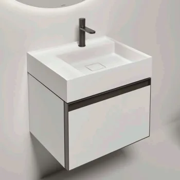 Комплект мебели Antonio Lupi Atelier 540х500х375 мм, белый/goffrato (GRFATI154_GRAFFIOM54 goffrato_bianc)