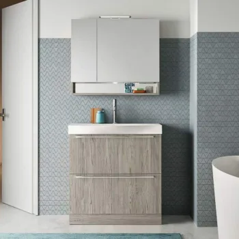 Тумба с умывальником Arbi Inka 08 86х38/43 см, ель… - Фото №1