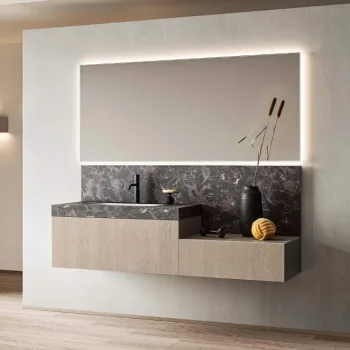 Тумба с умывальником Arbi Inka 21 163.5х50.5 см, дуб… - Фото №1