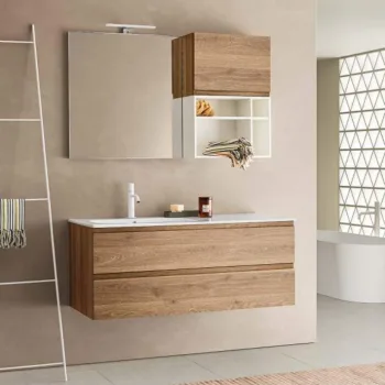 Тумба с умывальником Arbi Inka J 23 121х51.5 см, дуб… - Фото №1