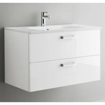 Тумба під раковину Arbi Petit-80 80х45 см, Bianco Lucido (L636M)