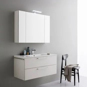 Тумба під раковину Arbi Ho.Me 90x45 cм, Bianco Lucido (L639)