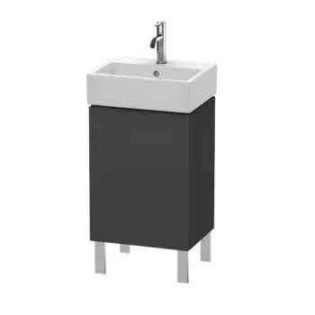 Тумба подвесная Duravit L-Cube, графит матовый (LC6750L4949) - Фото №1