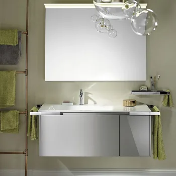 Комплект мебели BurgBad Yso 1280х490х452 мм с зеркалом… - Фото №1