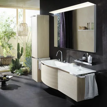 Комплект мебели BurgBad Yso 1417х490х452 мм с зеркалом… - Фото №1