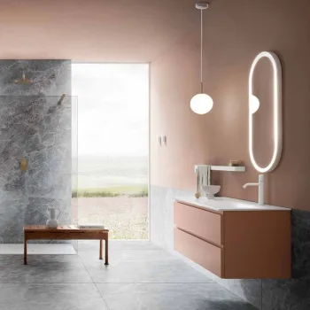Тумба с умывальником Arbi Street 05.C 85х50 см, Tan Pink opaco (Street 05.C)