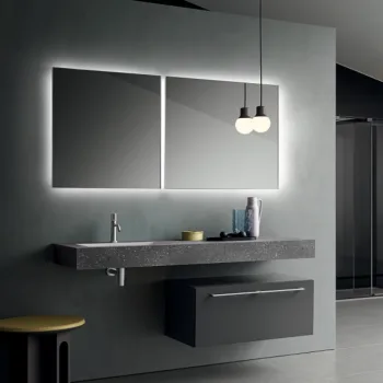 Тумба с умывальником Arbi Teso 08 158х50.5 см, hpl… - Фото №1