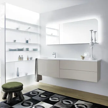 Комплект мебели BurgBad Sinea 1.0 1610х490х475 мм,… - Фото №1