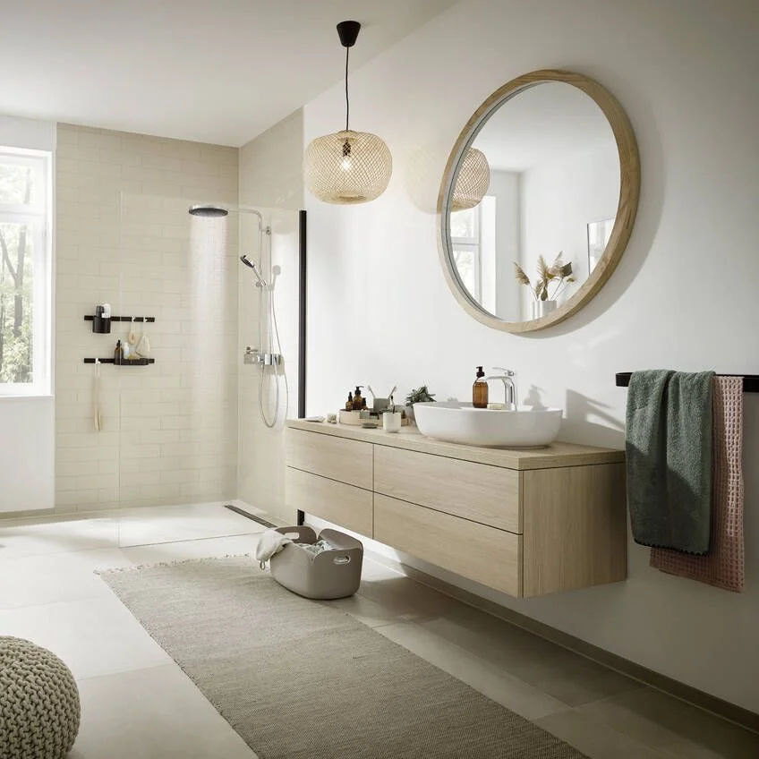 Душевая система Hansgrohe Pulsify S Showerpipe 260 1jet 400 EcoSmart, Chrome (24221000) - Фото 2