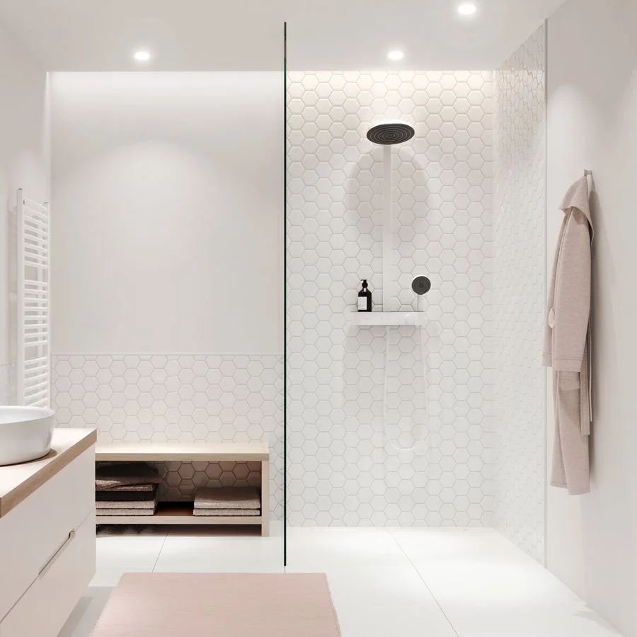 Душевая система Hansgrohe Pulsify Showerpipe 260 2jet 400, Matt White (24240700) - Фото 2
