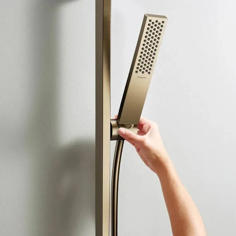 Ручной душ Hansgrohe Pulsify E 100 1jet EcoSmart, Polished Gold Optic (24320990) - Фото 2