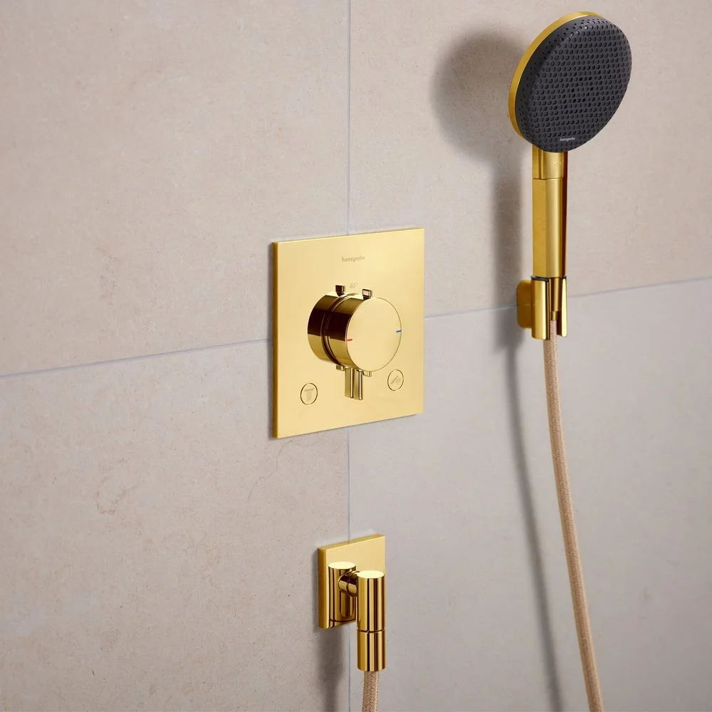 Ручной душ Hansgrohe Raindance Alive Select S 3jet, Polished Gold Optic (24500990) - Фото 3