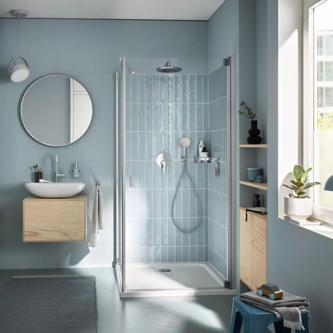 Душевая система скрытого монтажа Grohe Eurosmart с Tempesta 250, хром (25288000) - Фото 2