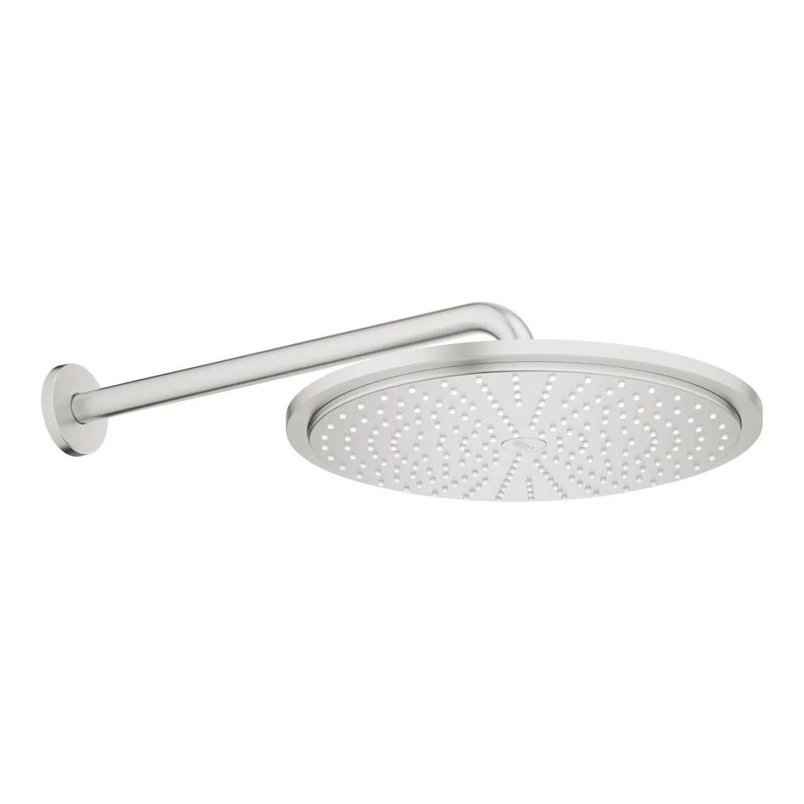Верхній душ Grohe Rainshower Cosmopolitan 310 із душовим кронштейном 380 мм, суперсталь (26066DC0) - Фото 2