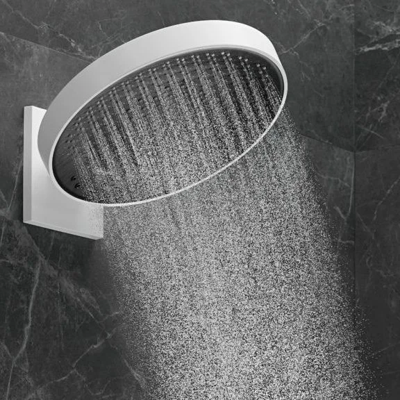 Верхний душ  Hansgrohe Rainfinity 250 1jet с держателем, matt white (26226700) - Фото 2