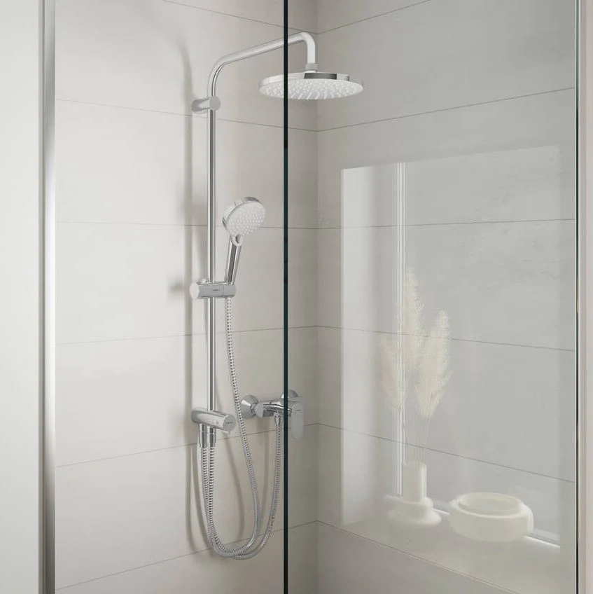 Душевая система Hansgrohe Vernis Blend Showerpipe 200 1jet Reno, Chrome (26272000) - Фото 2