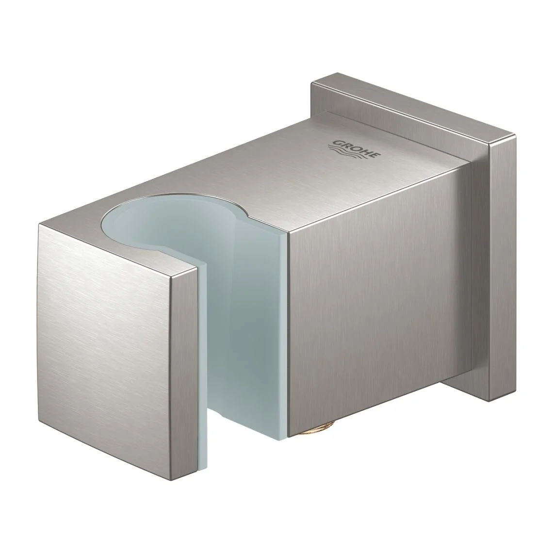 Держатель ручного душа Grohe Euphoria Cube с выводом воды, суперсталь (26370DC0) - Фото 2